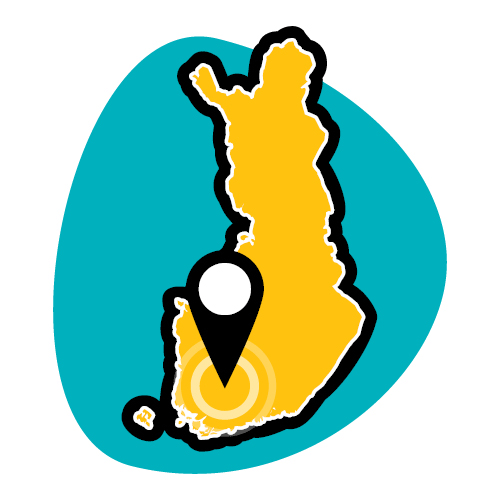 Palvelualueena koko Suomi. Visupaja sijaitsee etelä-Pirkanmaalla Tampereen eteläpuolella Valkeakoskella.