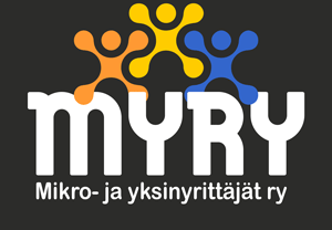 Mikro- ja yksinyrittäjät ry:n (MYRY) logo.