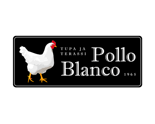 Pollo Blanco -kyltti.
