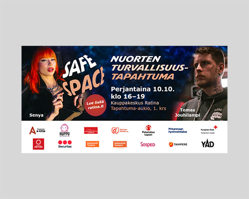 Nuorten turvallisuustapahtuman somejulkaisukuva.