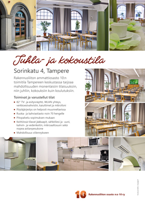 Osasto 10:n täydennettävä vuokraesitepohja.