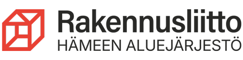 Rakennusliiton Hämeen aluejärjestön logo.