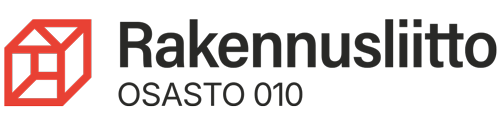 Rakennusliiton osasto 10 -logo.